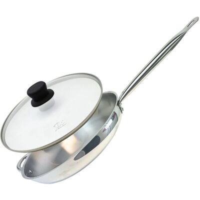 Set di Padella e Coperchio in Vetro Elo - 32cm Set di Padella e Coperchio in Vetro Elo - 32cm