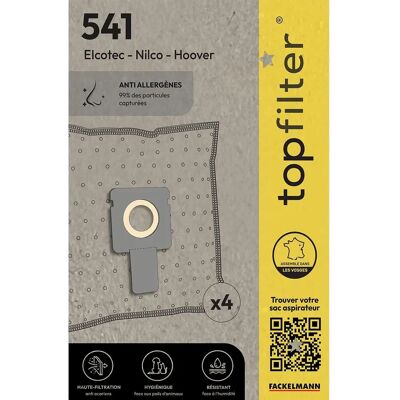 Ensemble de Sacs d'Aspirateur TopFilter - Compatible Hoover & Elcotec - Publicité Ensemble de Sacs d'Aspirateur TopFilter - Compatible Hoover & Elcotec - Publicité
