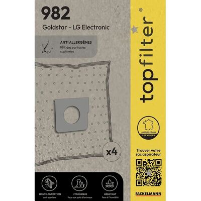 TopFilter Premium - Stofzuigerzakken voor Goldstar en LGE TopFilter Premium - Stofzuigerzakken voor Goldstar en LGE