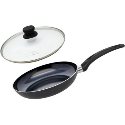 Set de Casseroles en Céramique Elo 24cm - Sain, Antiadhésif, Couvercle en Verre - Publicité Set de Casseroles en Céramique Elo 24cm - Sain, Antiadhésif, Couvercle en Verre - Publicité