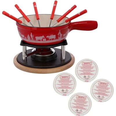 Set à fondue au fromage Rotel Suisse - 6 personnes - Publicité Set à fondue au fromage Rotel Suisse - 6 personnes - Publicité