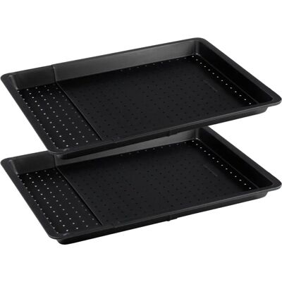 Zenker Svart Metall Extensible Pizzalåda Zenker Svart Metall Extensible Pizzalåda