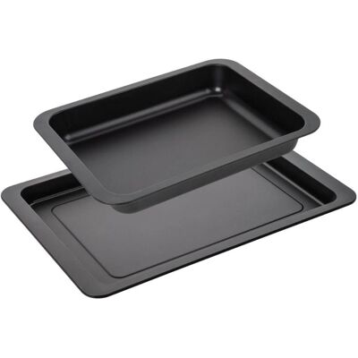 Set da Forno Zenker - Tegami Rettangolari 42x29cm, 36x27cm Set da Forno Zenker - Tegami Rettangolari 42x29cm, 36x27cm