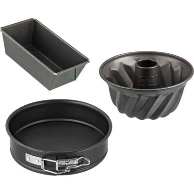 Set de 3 Mini Moules Zenker - Ronds, Rectangulaires, Kougelhopf - Ustensiles de Cuisine Set de 3 Mini Moules Zenker - Ronds, Rectangulaires, Kougelhopf - Ustensiles de Cuisine