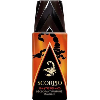 Déodorant Scorpio Inferno - 150ml pour Hommes - Publicité Déodorant Scorpio Inferno - 150ml pour Hommes - Publicité