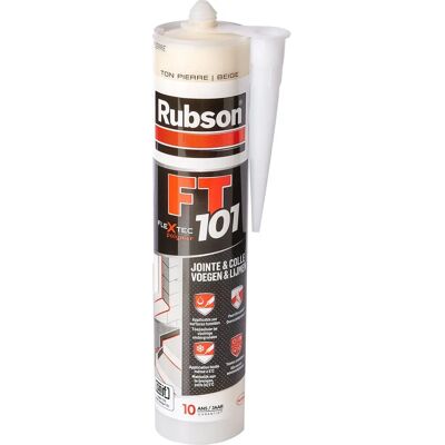 Silicone et mastic Rubson 280ml Beige - Sealant et Mastic - Publicité Silicone et mastic Rubson 280ml Beige - Sealant et Mastic - Publicité