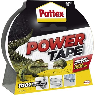 Fita Elétrica Branca Pattex - 25m - Fita Isolante Fita Elétrica Branca Pattex - 25m - Fita Isolante
