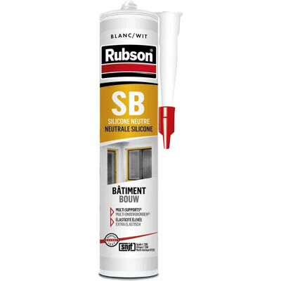 Rubson Silicone Sealant - Blanc - 280ml - Sealant Rubson Silicone Sealant - Blanc - 280ml - Sealant