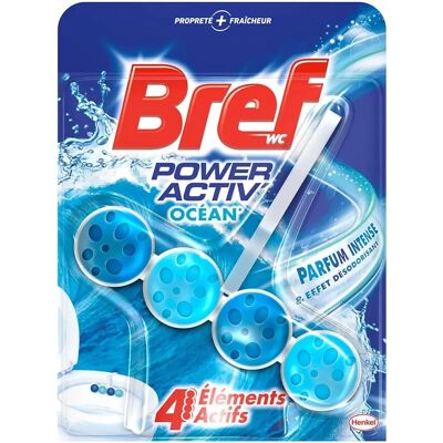 Bref - Power Activ' Ocean - Anti Calcaire - Détartrant toilettes - Publicité Bref - Power Activ' Ocean - Anti Calcaire - Détartrant toilettes - Publicité