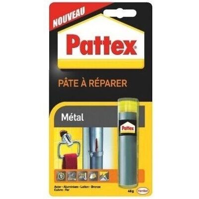 Pâte à Réparer Métal PATTEX 48g Pâte à Réparer Métal PATTEX 48g