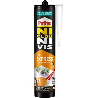 Pattex - Colle de fixation - Résistante aux UV - 390g - Type de colle - Publicité Pattex - Colle de fixation - Résistante aux UV - 390g - Type de colle - Publicité