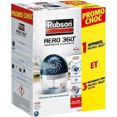 Assorbente di umidità Rubson Aero 360° - 20 m² Assorbente di umidità Rubson Aero 360° - 20 m²