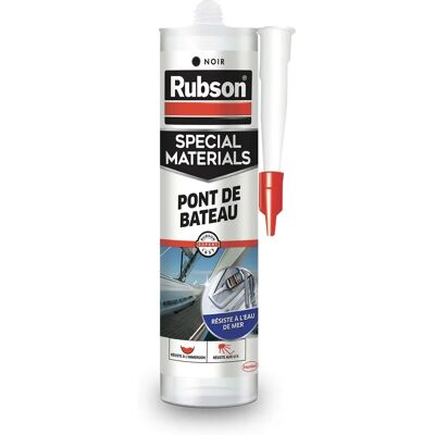 Sealant pour ponts de bateaux Rubson - Noir - 280ml Sealant pour ponts de bateaux Rubson - Noir - 280ml