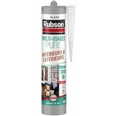 Joint silicone Rubson - 280 ml - Blanc - Multi-usages Joint silicone Rubson - 280 ml - Blanc - Multi-usages