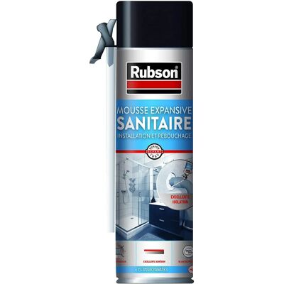 Mousse Expansive Sanitaire Rubson - Mousse de Calfeutrage - Publicité Mousse Expansive Sanitaire Rubson - Mousse de Calfeutrage - Publicité