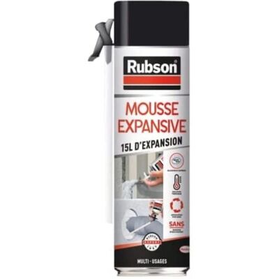 Mousse expansive multiusage Rubson - 345ml - Isolation Mousse expansive multiusage Rubson - 345ml - Isolation