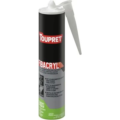 Toupret Fibacryl Mastic - Réparation de fissures - Publicité Toupret Fibacryl Mastic - Réparation de fissures - Publicité