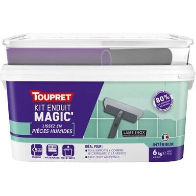 Toupret Toupret Magic 6 kg Enduit de mur - Enduit de mur - Publicité Toupret Toupret Magic 6 kg Enduit de mur - Enduit de mur - Publicité