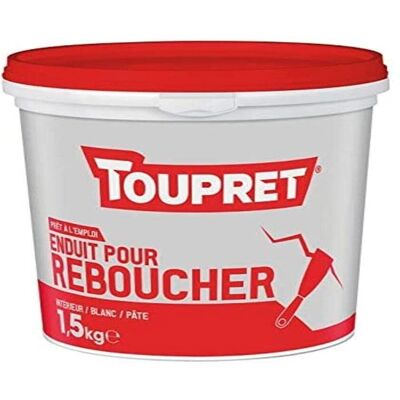 TOUPRET 1,5kg Mastic - Intérieur, Facile, Séchage Rapide - Publicité TOUPRET 1,5kg Mastic - Intérieur, Facile, Séchage Rapide - Publicité