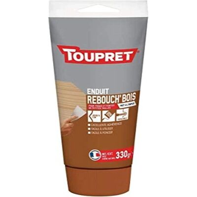 Toupret 330g Mastic Bois - Réparer Imperfections - Publicité Toupret 330g Mastic Bois - Réparer Imperfections - Publicité
