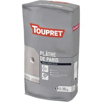 Plâtre blanc fin de Paris Toupret - Plâtre - Publicité Plâtre blanc fin de Paris Toupret - Plâtre - Publicité