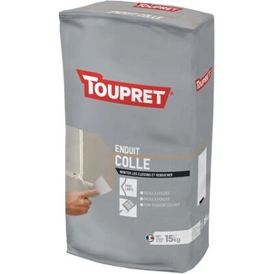Enduit colle Toupret BCEC05 5kg - Colle en poudre intérieure - Publicité Enduit colle Toupret BCEC05 5kg - Colle en poudre intérieure - Publicité