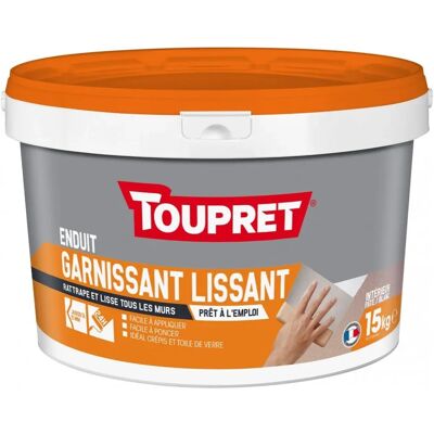 Enduit garnissant lissant 2 en 1 Toupret 15kg - Publicité Enduit garnissant lissant 2 en 1 Toupret 15kg - Publicité