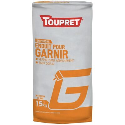 Enduit Garnissant Intérieur Toupret - 15kg - Publicité Enduit Garnissant Intérieur Toupret - 15kg - Publicité