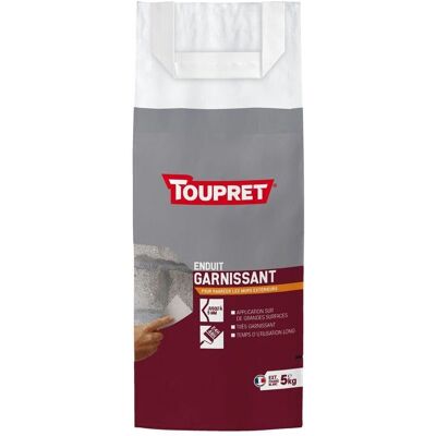 TOUPRET - Poudre de réparation de maçonnerie extérieure 5kg - Enduit TOUPRET - Poudre de réparation de maçonnerie extérieure 5kg - Enduit