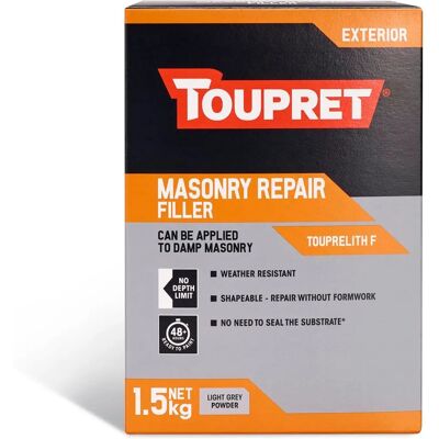Toupret TTTHR01.5GB Exterior Masonry Repair Filler - Repair Filler Toupret TTTHR01.5GB Exterior Masonry Repair Filler - Repair Filler