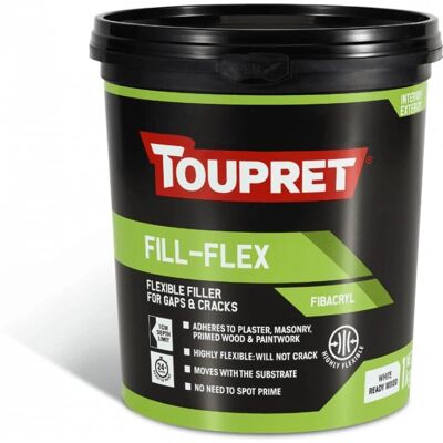 Toupret Flexible Filler - Interior/Exterior - 1kg Toupret Flexible Filler - Interior/Exterior - 1kg