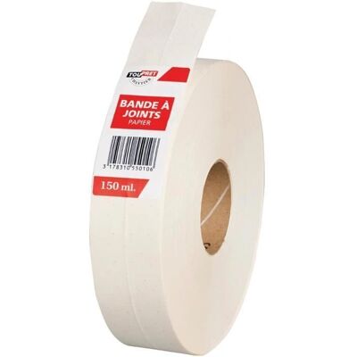 Ruban à joints en papier Toupret 5cm x 153m - Qualité professionnelle - Publicité Ruban à joints en papier Toupret 5cm x 153m - Qualité professionnelle - Publicité