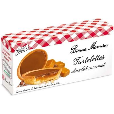 Tartelettes chocolat caramel Bonne Maman (135g) - Publicité Tartelettes chocolat caramel Bonne Maman (135g) - Publicité