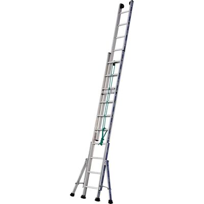 Tubesca Comabi - Échelle Platinium 300 - Aluminium, 2 niveaux - 13,69m - Publicité Tubesca Comabi - Échelle Platinium 300 - Aluminium, 2 niveaux - 13,69m - Publicité