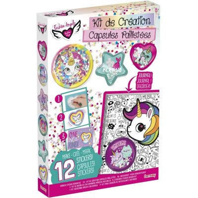 Lansay - Fashion Angels - Kit Creazione Capsule Glitter - Dai 8 Anni Lansay - Fashion Angels - Kit Creazione Capsule Glitter - Dai 8 Anni