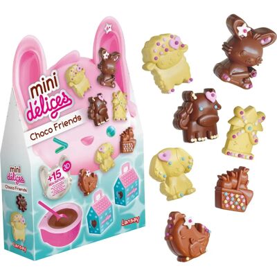 LANSAY Choco Friends - Kit de moules à chocolat en forme d'animaux pour enfants 6+ LANSAY Choco Friends - Kit de moules à chocolat en forme d'animaux pour enfants 6+