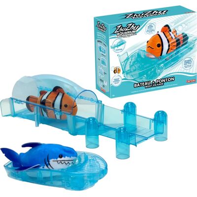 Zestaw Zabawek Zhu Zhu Aquarium firmy Lansay - Mini akwarium z akcesoriami Zestaw Zabawek Zhu Zhu Aquarium firmy Lansay - Mini akwarium z akcesoriami