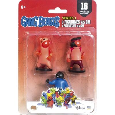 Figurine d'Action Lansay #4 - Figurines de Collection 4,5cm - 3 Pièces - Publicité Figurine d'Action Lansay #4 - Figurines de Collection 4,5cm - 3 Pièces - Publicité