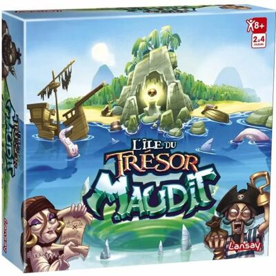 Lansay Île au Trésor Maudit - Jeu de société - Style Français - +8 Ans Lansay Île au Trésor Maudit - Jeu de société - Style Français - +8 Ans