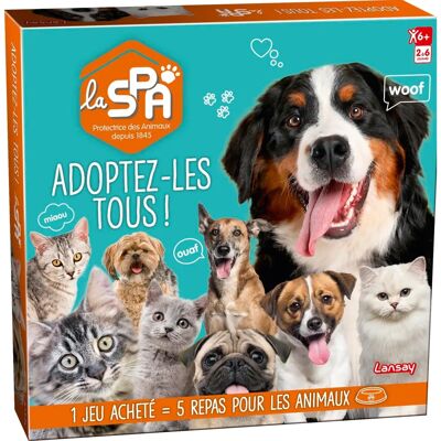 Lansay Jeu de Société Marron - Adoptez-les Tous ! - 2 à 6 Joueurs - Dès 6 Ans Lansay Jeu de Société Marron - Adoptez-les Tous ! - 2 à 6 Joueurs - Dès 6 Ans