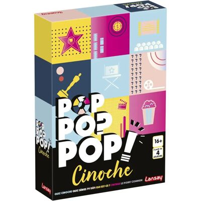 Lansay Pop Pop Pop - Cinoche - Jeu de société - Publicité Lansay Pop Pop Pop - Cinoche - Jeu de société - Publicité