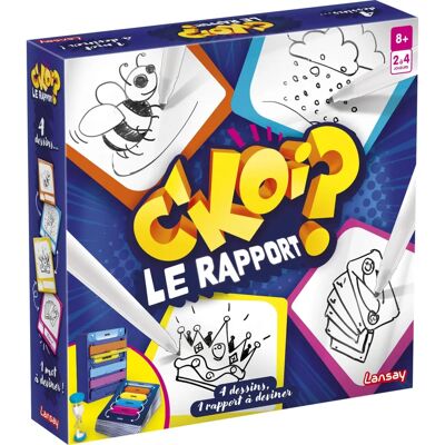 Lansay C'Koi? Le Rapport - Gioco da Tavolo - +8 Anni Multicolore Lansay C'Koi? Le Rapport - Gioco da Tavolo - +8 Anni Multicolore