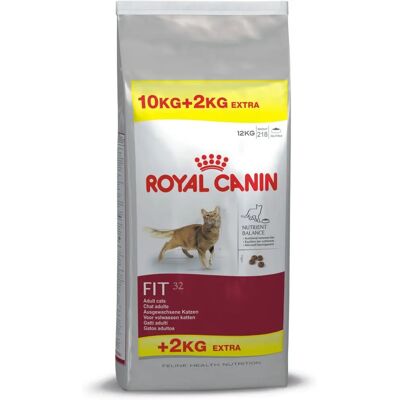 Royal Canin Regular Fit 32 Chat - 10kg + 2kg Gratuit - Nourriture Sèche Royal Canin Regular Fit 32 Chat - 10kg + 2kg Gratuit - Nourriture Sèche