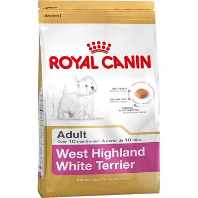 Royal Canin Rase West Highland White Terrier Voksen Tørrfôr - 3kg Royal Canin Rase West Highland White Terrier Voksen Tørrfôr - 3kg