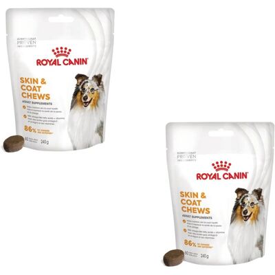 Royal Canin Compléments à mâcher pour peau et pelage des chiens - Suppléments pour chiens Royal Canin Compléments à mâcher pour peau et pelage des chiens - Suppléments pour chiens