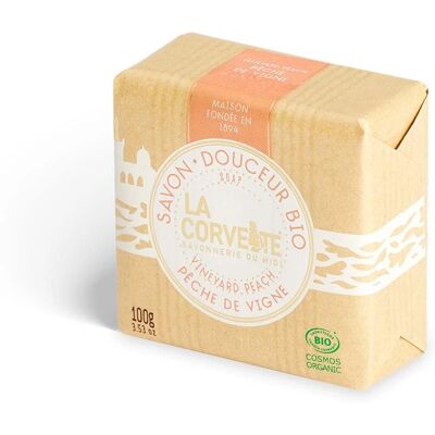 Sapone Biologico Pesca di Vigna - La Corvette Sapone Biologico Pesca di Vigna - La Corvette