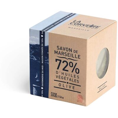 Jabón de Aceite de Oliva La Corvette - Marseille Hipoalergénico - 72% Aceites Jabón de Aceite de Oliva La Corvette - Marseille Hipoalergénico - 72% Aceites