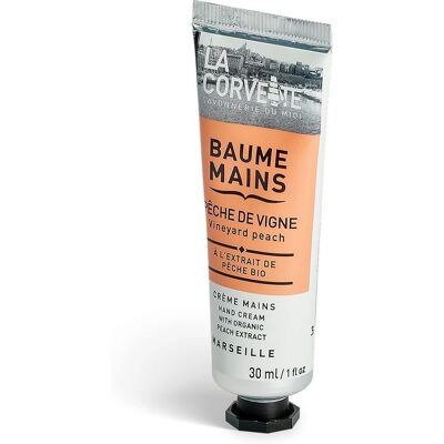 Crème pour les mains La Corvette - Hydratation à l'huile d'olive (Pêche du Vignoble) - Crème pour les mains Crème pour les mains La Corvette - Hydratation à l'huile d'olive (Pêche du Vignoble) - Crème pour les mains