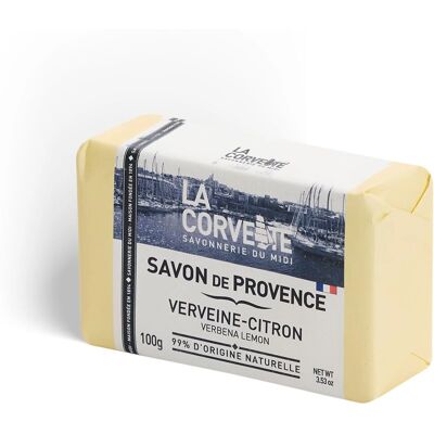 Savon Verveine Citron La Corvette de Provence - Savon - Publicité Savon Verveine Citron La Corvette de Provence - Savon - Publicité