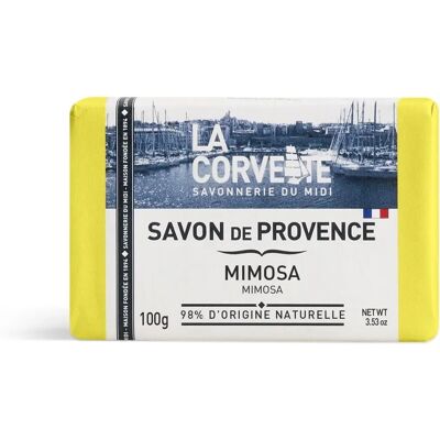 Savon de Provence Mimosa La Corvette - Savon - Publicité Savon de Provence Mimosa La Corvette - Savon - Publicité
